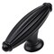 Gliderite Hardware 2-1/2 in. Matte Black Fluted Cabinet T-Knob - 4047-MB, 25PK 4047-MB-25 - alternate 1